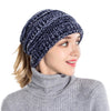 Travel Fashion Women's Girls Stretch Knitted Wool Crochet Hats